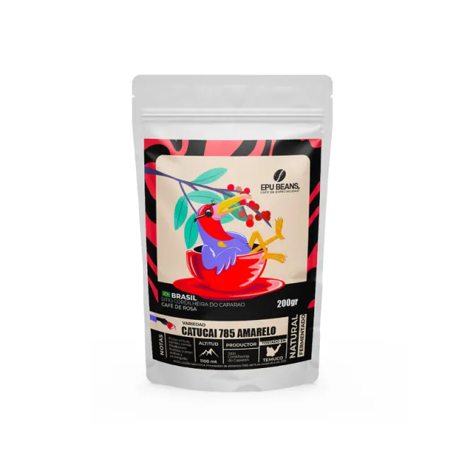 Foto de Catucaí 785 Amarelo, Natural Fermentado, 200 g, En Grano, publicada por Epu Beans